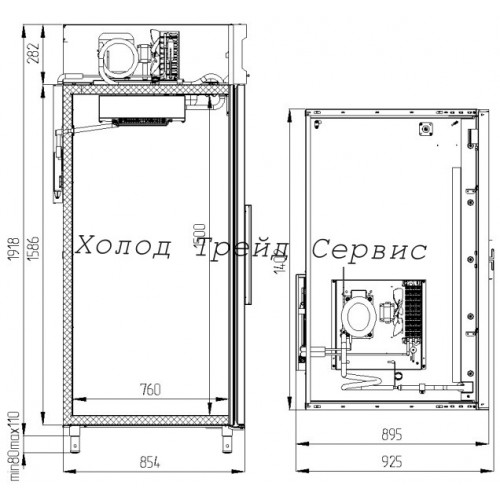 Холодильный фармацевтический шкаф Polair ШХКФ-1,4