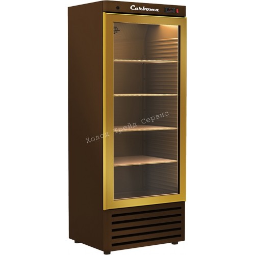 Холодильный шкаф Carboma Люкс R560Cв (для напитков, кондитерских изделий)