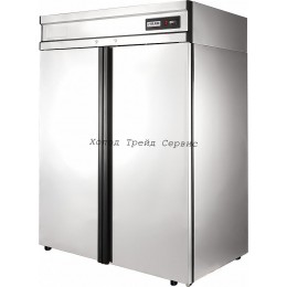 Универсальный холодильный шкаф Polair CV110-G нерж.