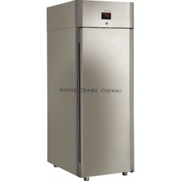 Универсальный холодильный шкаф Polair CV105-Gm нерж.