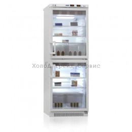 Холодильник фармацевтический двухкамерный Pozis ХФД-280 (тонированное стекло)