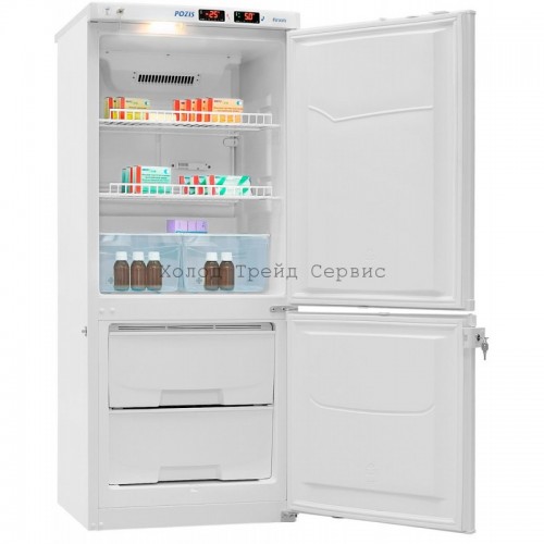 Холодильник комбинированный лабораторный Pozis ХЛ-250 метал. двери