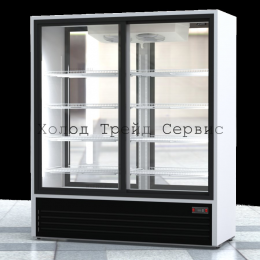 Холодильный шкаф Премьер ШВУП1ТУ-1,4 К2 (В, +1…+10) тропик, 4 LED свет