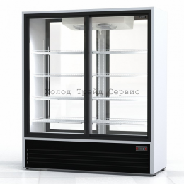 Холодильный шкаф Премьер ШВУП1ТУ-1,4 С2  (В, +1…+10) двери с 2-х сторон, 4 LED свет, с доводчиком