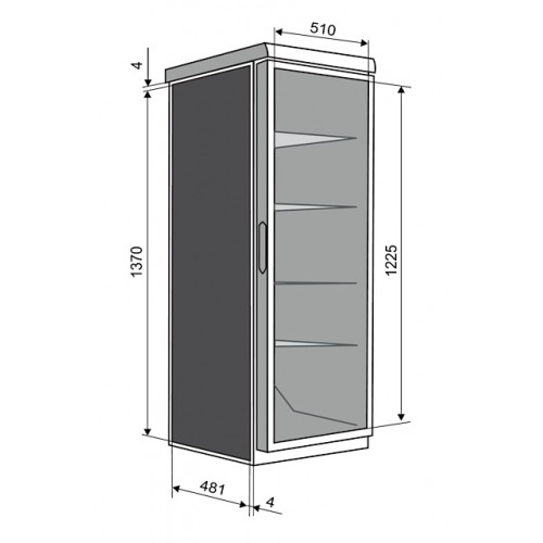 Холодильный шкаф Snaige CD 400-1221