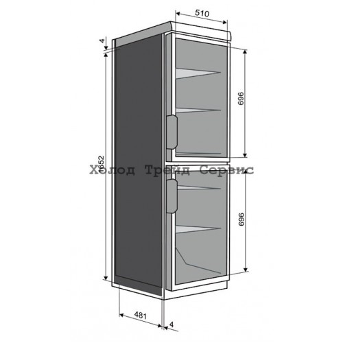 Холодильный шкаф Snaige CD 400-1311