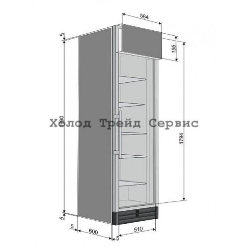 Холодильный шкаф Snaige CD 550D-1112