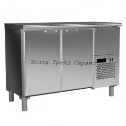 Холодильный стол Rosso T57 M2-1 9006-1 корпус серый, без борта (BAR-250)