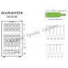 Винный шкаф Dunavox DX-30.80DK
