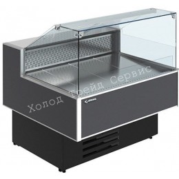 Холодильная витрина Cryspi Gamma Quadro SN 1200 LED (с боковинами)