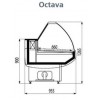 Холодильная витрина Cryspi Octava 1200 