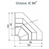 Холодильная витрина Cryspi Octava IC (угол внутренний)