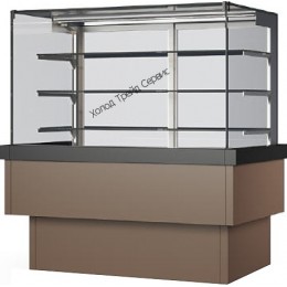 Кондитерская холодильная витрина Enteco Немига Cube ПС Premium 93 ВВ-0,3-1,8-1-5В