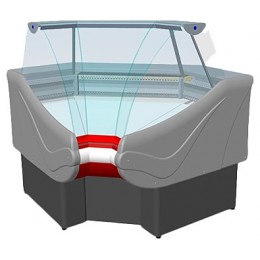 Холодильная витрина Enteco Вилия УВ 45 ВС (внутрений угол, с боковинами)