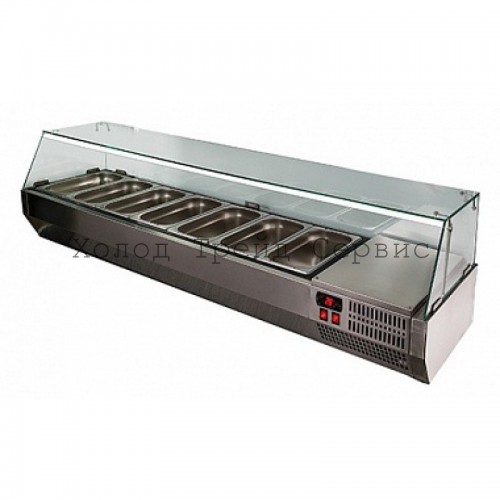 Холодильная витрина для ингредиентов A40 SM 1,6 с крышкой 0430 (Carboma VT3-G)