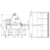 Универсальная холодильная витрина Carboma G95 SV 1,8-1 (ВХСр-1,8)