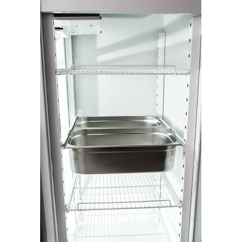 Универсальный холодильный шкаф Polair CV107-Sm (R290) Alu