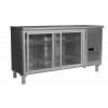 Холодильный стол Rosso T57 M2-1-C 9006-1 корпус серый, без борта (BAR-360K)